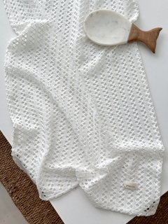 CAMINO DE MESA CROCHET Offwhite - tienda online