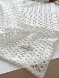 CAMINO DE MESA CROCHET Offwhite - PHILIA DECO