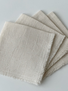 SET x 4 SERVILLETAS Crudo - tienda online