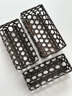 SET DE CESTOS Padang x 3 Rectangulares - tienda online
