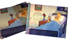 Foto Lenticular 3d - Homero Cama Arriba Cama Abajo - The Simpsons