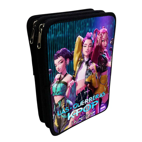 Cartuchera 2 Pisos - Demon Hunters - Las Guerreras del Kpop - comprar online