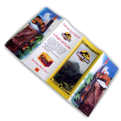 Folleto Auto Jurassic Park / World