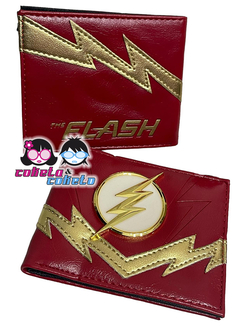 Billetera Flash Cuerina y Metal Importada