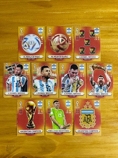 PACK SELECCION ARGENTINA - RECUERDOS - CAMPEONES 2022 x10u.