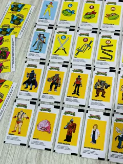 Pack 35 Stickers Chicles + 4 sobres - Las Tortugas Ninjas Mutantes - TMNT en internet