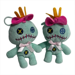 Peluche Trapos - Muñeco Vudu - Stitch - Llavero 12cm.