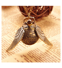 Colgante Collar Snitch Bronce con Reloj - Harry Potter - comprar online