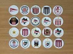 Pack Redonditas "Escudos Estudiantes De La Plata" x20u.