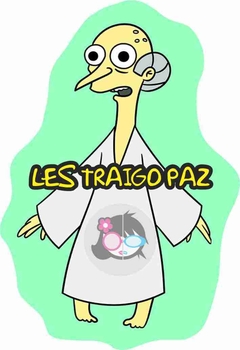 Iman The Simpsons - Les Traigo Paz