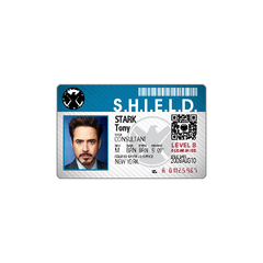 Credencial Tony Stark - Iron Man - Avengers