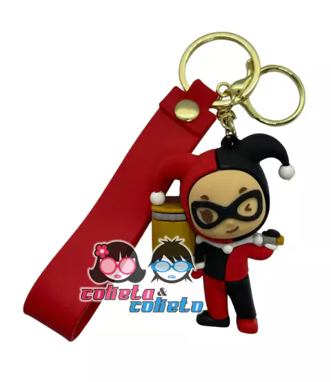 Llavero Goma Harley Quinn