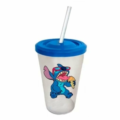 Vaso Retro Plástico - Stitch Helado