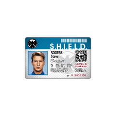 Credencial Steve Rogers - Capitan America - Avengers