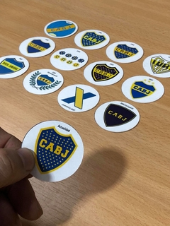 Pack Redonditas "Escudos Boca Juniors" x13u. en internet