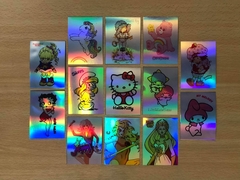 Pack Figuritas Hologramadas - Fem 80's x13u.