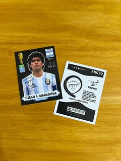 Figurita DIEGO A. MARADONA - BLACK - REPRO