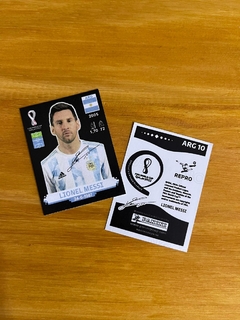 Figurita Messi - BLACK - REPRO - Qatar 2022