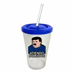 Vaso Retro Plástico - Atiendo Boludos