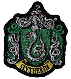 Parche Bordado Slytherin - Harry Potter