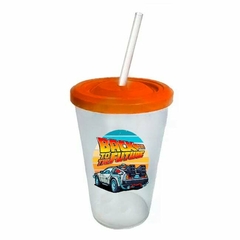 Vaso Retro Plástico - Volver al Futuro - Back to the FUture - Delorean