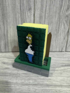 Porta Esponja - Homero Simpsons - Arbusto - COKETACOKETO
