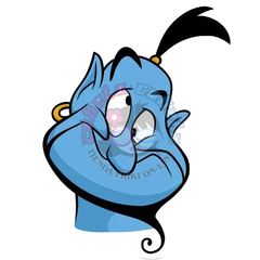 Sticker Aladdin - Genio