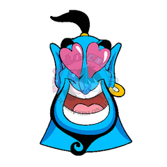 Sticker Aladdin - Genio