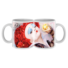 Taza Cerámica Recta - Alicia en el País de las Maravillas - Reina de Corazones