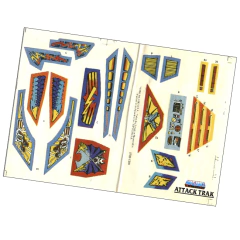 Stickers Attack Track - Repro - Masters of the Universe - Motu