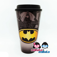 Vaso Plástico con tapa - Batman - Licencia Oficial