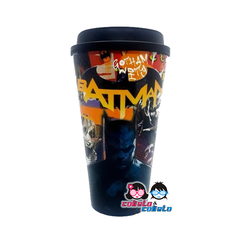 Vaso Plastico con tapa - BATMAN - Licencia Oficial