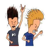 Sticker Beavis and Butthead