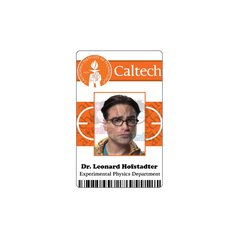 Credencial - Leonard Hofstadter - Big Bang Theory