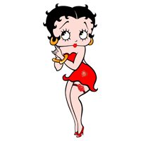 Sticker Betty Boop