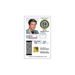 Credencial Templeton Peck Faceman - Brigada A