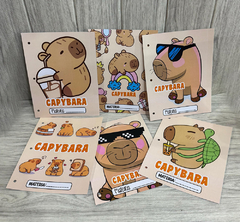 Pack 6u. Separadores Materias - Caratulas Escolares - Capybara - comprar online