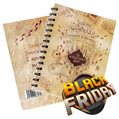 Cuaderno Mapa Merodeador - Harry Potter Espiralado - Original - comprar online