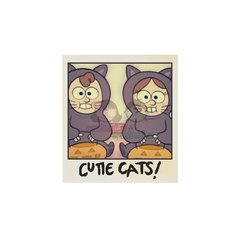 Foto Polaroid Mabel y Dipper Gatitos - Gravity Falls