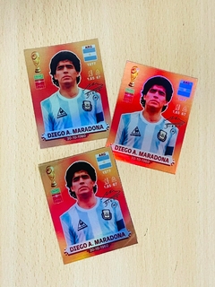 Figurita Maradona Naranja - Holograma - REPRO - Qatar 2022