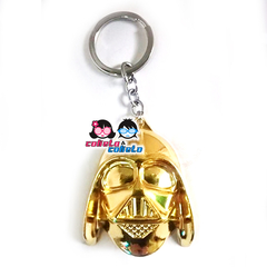 Llavero Darth Vader - Star Wars - Metal Dorado