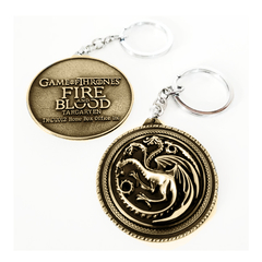 Llavero GOT Game of Thrones Targaryen Dorado