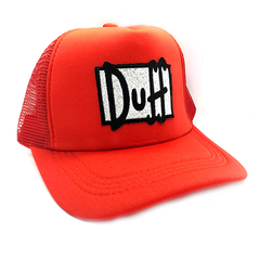 Gorra Duff Roja Bordada - The Simpsons