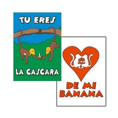 Tarjeta "Tu Eres la Cáscara de mi Banana" - Tarjeta San Valentín - Día de los enamorados - The Simpsons