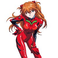 Sticker Evangelion - Asuka Langley Sohryu