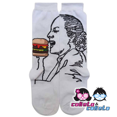 Medias Evita Perón Hamburguesa