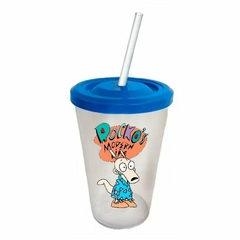 Vaso Retro Plástico - La Vida Moderna de Rocko