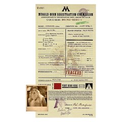 Ficha de Registro Dumbledore + Foto - Harry Potter