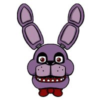 Sticker FNAF - Five Knights of Freddys - Bonnie