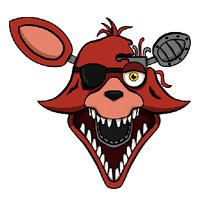 Sticker FNAF - Five Knights of Freddys - Old Foxy